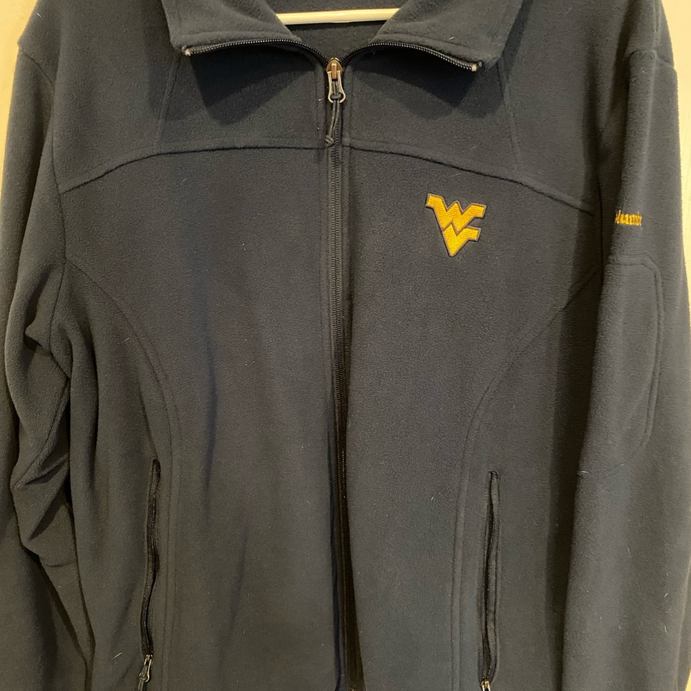 Columbia WVU Fleece Full Zip Jacket